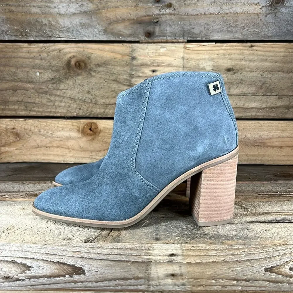 Lucky Brand Pellyon Heeled Bootie - Gray - 7.5 - New without box
